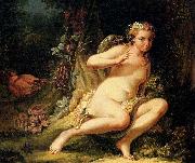 Jean-Baptiste marie pierre The Temptation of Eve painting
